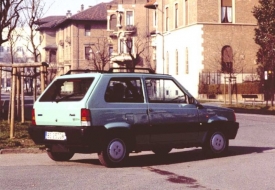 Takto vypadal Fiat Panda po modernizaci v roce 1986. 