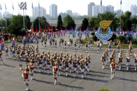 Slavnostní zahájení severokorejského filmového festivalu.