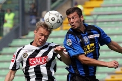 Tomáš Zápotočný (vlevo) v dresu Udine