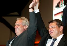 Miloš Zeman a Jiří Paroubek