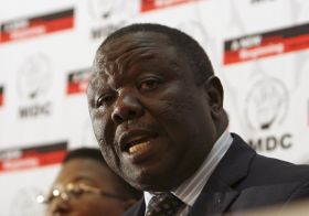 Nová naděje Zimbabwe. Vůdce opozice Tsvangirai.